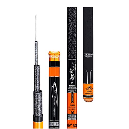 Angelrute Anfänger Angelruten Superleichte superharte Angelruten 28 Einstellbare Angel-Tintenfischruten 3,6-7,2 m Carbon…