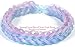 Rainbow Loom Glow Blue Rubber Bands with 24 C-Clips
