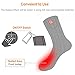 GLOBAL VASION Electric Heated Socks, Foot Warmers for Women and Men,Thermal Socks for Chronically Cold Feet (Gray)