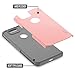 Nexus 6P case, RANZ Grey with Pink Hard Impact Dual Layer Shockproof Bumper Case For Google Nexus 6P