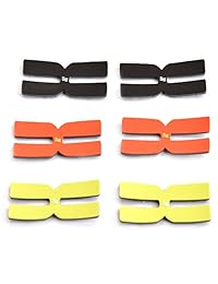 Powerti Yixuan - Juego de 6 cintas de silicona para raqueta de tenis (0.11 oz)