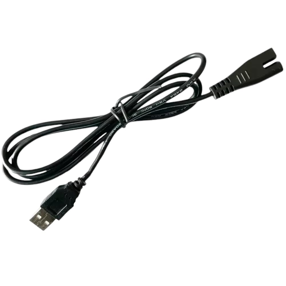 USB Charger Cable for Best-Way Lay Z Spa Pool Vacuum – Fast Charging & Durable Spare or Replacement – Fits Type A (Older) or Type B (Newer) Models – Reliable Cord for Pristine Spa Cleaning (Type B)