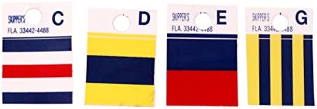 1" Mylar Code Flag Letters (A to Z) Decal, Sticker-NO Shipping Charges on Orders Over $5.00