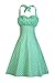 V Fashion Women's Rockabilly Dress 50s Style Halter Cocktail Swing Dress