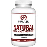 Inflasil Inflammatory And Joint Pain Relief Formula, Natural and Effective Anti Inflammation Supplement Available for Acute or Chronic Inflammation And Joint Pain Supplement (60 Capsules)