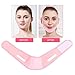 Facial Lifting Strap, V Line Mask Neck Double Chin Belt Skin Care Chin Lifting Firming Wrap(Pink)