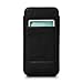 UltraSlim Wallet Leather Sleeve Case for iPhone Xs & X (Black)