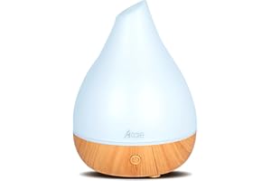 Acare Essential Oil Diffuser, 100ml Small Aromatherapy Diffuser with Auto Shut-Off Function, Cool Mist Humidifier with Warm W