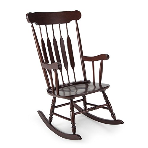 Belham Living Wood Nursery Rocker - Espresso - Thumbnail 3