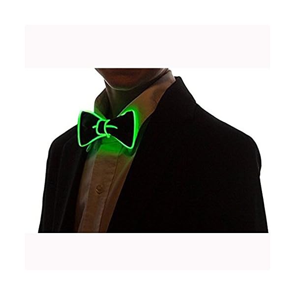 Denshine LED Light up Bow Tie for Men Voice-Activated Drive Bow Tie Costume Accessory for New Years/Christmas/Halloween… - Image 6