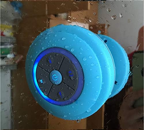 JUSTOP Rainbow LED Bluetooth Shower Speaker With FM Radio, IP67 Portable Fully Waterproof - Image 5