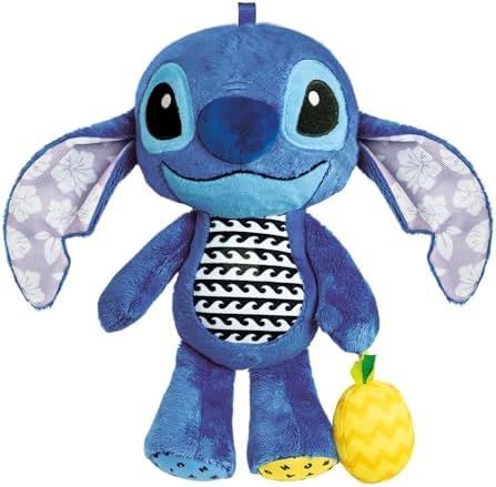 Baby Enfant Stitch First Peluche Disney, Pushchair Stroller & Pram, Jouet D'Apprentisage Sensoriels, Enfants 6 Mois, Multicolore - 17918