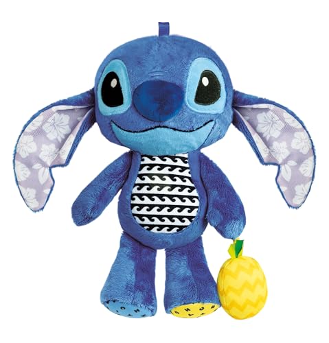 Baby Enfant Stitch First Peluche Disney, Pushchair Stroller & Pram, Jouet D'Apprentisage Sensoriels, Enfants 6 Mois, Multicolore - 17918