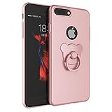 iPhone 7 Plus Case , Vinve Ultra Slim Hard Cover With Phone stand Perfect Fit PC Case For Apple iPhone 7 Plus (Sparkle Rose Gold)