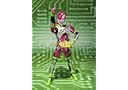 Tamashii Nations S.H.Figuarts Ex-Aid Mighty Gamer Level 2-20 Kamen Rider Kicks Ver-Action Figure, Multi