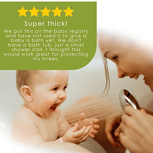 Puj Pad Bath Kneeler, Extra Comfortable Kneeling Pad, NonSlip, Firm