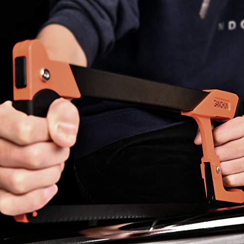 Hacksaw 12-inch includes Reciprocating Blades,Adjustable Tension and Cutting Angle - Thumbnail 5