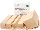 Best Value Basswood Beginners KIT. 1/3 More Wood Than Other Kits! Premium Unfinished Carving/Whittling Wood Blocks for Kids or Adults, Beginner to Expert.