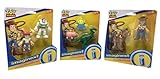 Imaginext Disney Pixar Toy Story Toys Bundle Set of 7 Figures (Woody & Bullseye, Buzz Lightyear & Jessie, Rex, Hamm & Alien)