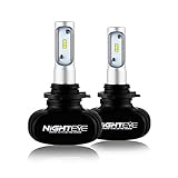 NIGHTEYE 9006 HB4 LED Headlight Conversion Driving lamp Bulbs 6500K Cool White 50W 8000LM - 3 Year Warranty