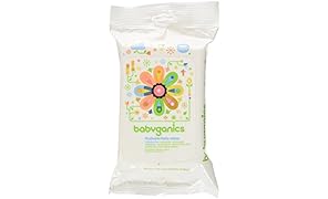 Babyganics Flushable Baby Wipes, Fragrance Free, 60 Count - Packaging May Vary (Pack of 3, 180 Total Wipes)