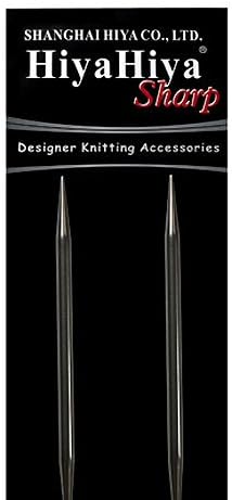 HiyaHiya Circular 24 inch (61cm) Sharp Steel Knitting Needle Size US 4 (3.5mm) HISSTCIR24-4