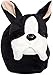 Silver Lilly Animal Slippers - Plush French Bulldog Dog Slippers (XL)