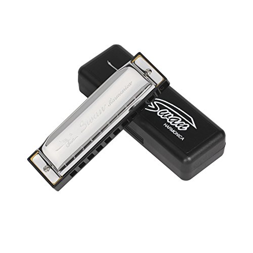 I-MART Diatonic 10 Hole Key of C Blues Harmonica (Sliver)