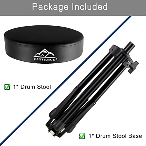 EASTROCK Drum Throne Universal Adjustable Height Drum Stools, Padded