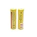 Lcyyo@ 12pcs 18650 3.7V Li-ion Rechargeable Batteries for Led Flashlight Torch Headlamp, Electric Device (Yellow)