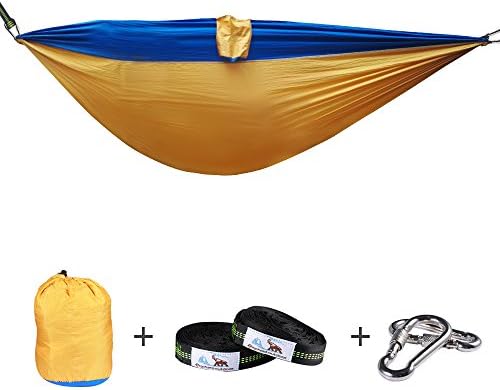 Whole Camping Hammock Set with 20 Feet Tree Straps and 2000+ LBS Carabiners