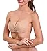 Aidoo Strapless Self Adhesive Reusable Padded Invisible Push Up Bra (Cup D, Angel Push Up Goddesses Nude)