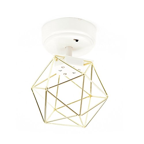 U Brands Magnetic Gold Prism LED Light, Locker Decoration, 1 Count