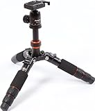 Rollei Fotopro M4-Mini Aluminium Tripod with Ball Head and Tripod Bag Black