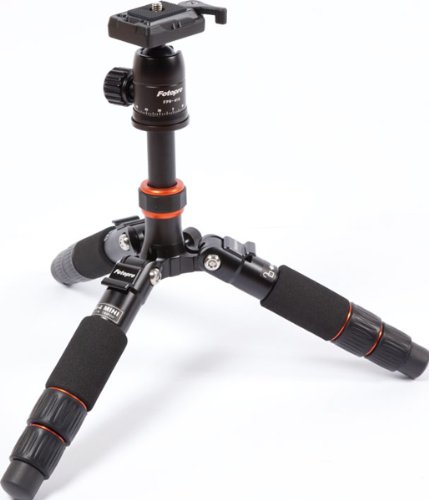 Rollei Fotopro M4-Mini Aluminium Tripod with Ball Head and Tripod Bag Black