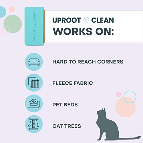 Uproot Cleaner Mini Dog Hair Remover Car Interior Mini Pet Hair