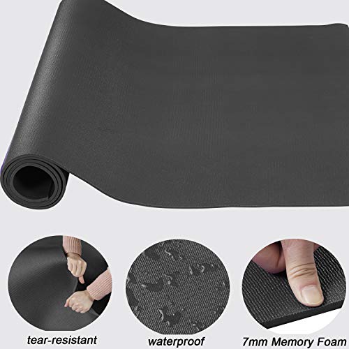 Wesfital Extra Large Exercise Yoga Mat 8'x5'(96"x 60") x7mm Home Gym