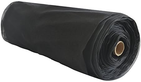 Agfabric Standard Insect Screen & Garden Netting Against Bugs, Birds & Squirrels - 6.5'x100' of Mesh Netting, Black