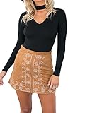 Blooming Jelly Women's Choker Long Sleeve Knitted Sweater Blouse Tops
