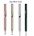Adonit Jot Mini Fine Point Precision Stylus, Compatible with iPad, iPhone, Android, Kindle, Samsung, and Windows Phones - Silver (Previous Generation)