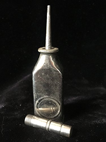 image for EMENOW Silver Plated Star Oiler Sealed, Tiny Nozzle/ Funnel, Patented 
