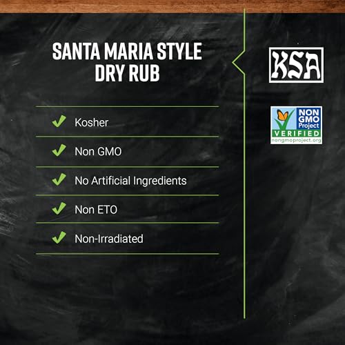 FRONTIER CO-OP SANTA MARIA STYLE DRY RUB SEASONING, 4.80 OZ – DRY RUB FOR WINGS, BEEF, OR FISH