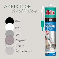 Akfix 100E RTV Silicone - 100% Gray Silicone