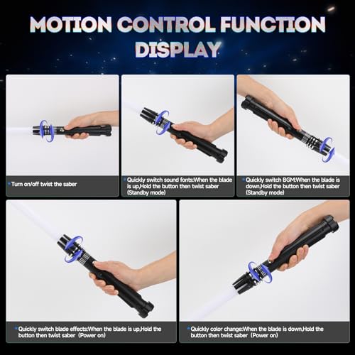 XTREXSABER Motion Control Light Saber FX Dueling Lightsabers for