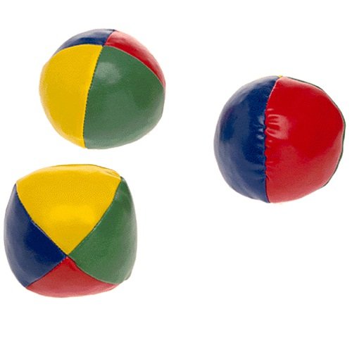 Set of 3 Multi Colored Juggling Balls Amazon.co.uk Toys & Games