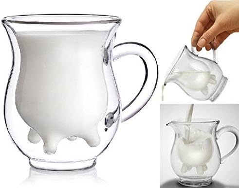 Creative Heat-resistant Milk Bottle (Transparent)