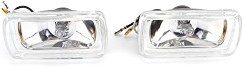 T3M 2 PCS Universal Fit Off-road Metal H3 Fog Light Clear