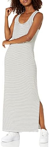black and white maxi dress amazon Women's Maxi Dresses Black & White Contrast Accent Long Dress at Amazon  Women's Clothing store