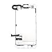 Ayake LCD Screen for iPhone 7 White Full Display Assembly Digitizer Touchscreen Replacement with Front Facing Camera and Speaker Pre-Assembled (All Required Tools Included)