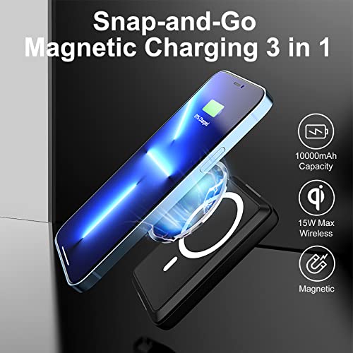 MYao Battery Pack, 10000mAh Wireless Portable Phone Charger